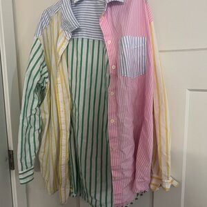 Multicolor Striped Men's Shirt
